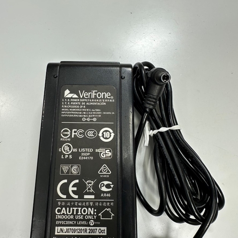Adapter 9V 4A 36W Verifone OEM Thay Thế CP0940 9V 4A Connector Tip Size 5.5mm x 2.5mm For Máy Xét Nghiệm Nước Tiểu Tự Động Teco Diagnostics Uritek TC-101 Urine Chemistry Analyzer Urinalysis System URS-10