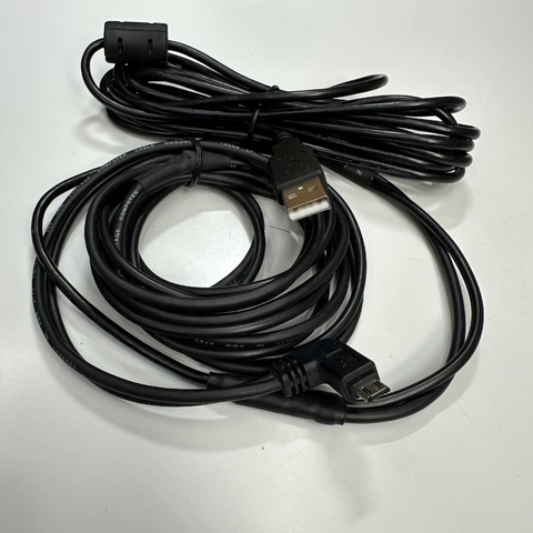 Cáp 4.8M 16ft Shielded Cable USB 2.0 Type A Male to Micro-B Male Right Angle For Data Transfer Cable Download/Upload Communication witch Computer