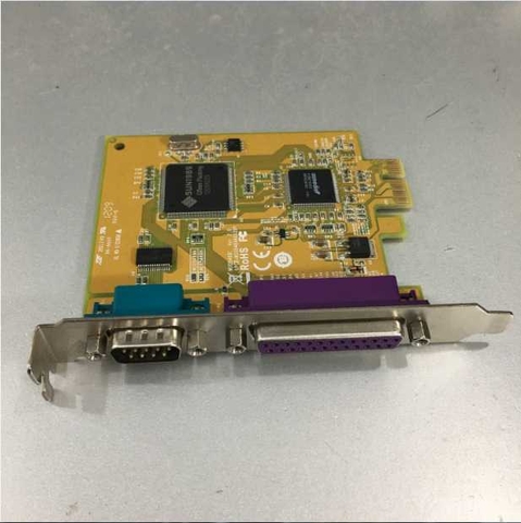 Card Mở Rộng Cổng PCI Express to 1 Port SERIAL PORT + PARALLEL Chính Hãng Dell SUN1989 For Thiết Bị Y Tế Cân Điện Tử Máy Công Nghiệp CNC PLC