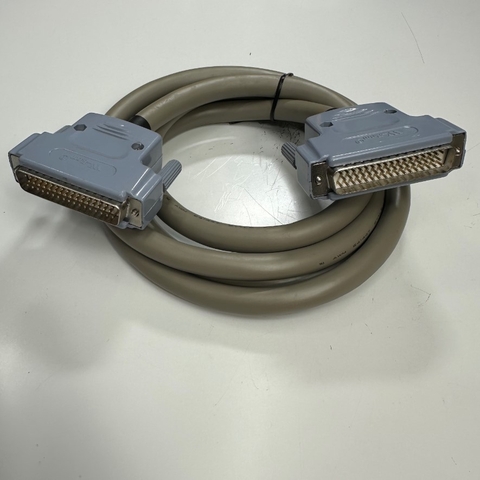 Cáp 2M 6.5M OEM Thay Thế CS-DSDMDB50MM Shielded Cable Connector D-Sub DB50 Pin Male to Male Cable Grey OD 13mm For I/O Signal Encoder Servo Drive/CNC Machining Cable/Siemens Simatic