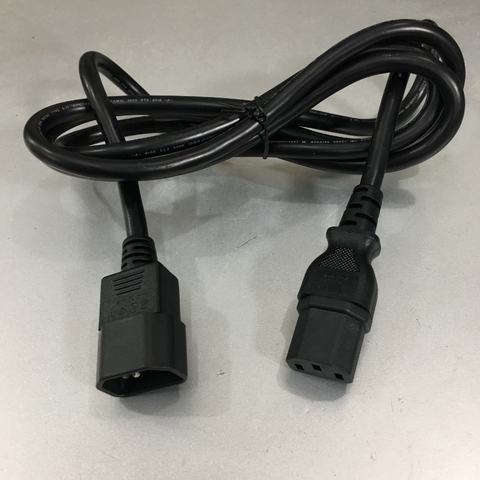 Dây Nguồn APC Power Cord C13 to C14 6Ft Dài 1.8M 10A 250V 17AWG 3x1.04mm² Cable OD 8.0mm AP9870 in China