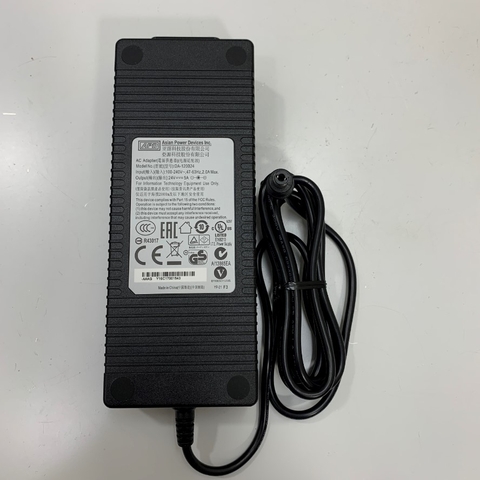 Adapter 24V 5A 120W APD OEM Thay Thế Tech STD-24050 24V 5A 120W IEC C14 Plug DC Power Connector Tip Size 5.5mm x 2.5mm For Máy In Thẻ Nhựa HID FARGO HDP5000 ID Card Printer & Encoder
