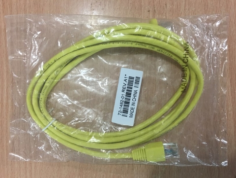 Dây nhẩy Patch Cord Lan Network Cisco 72-1482-01 Cat5e UTP 8 Wire Full Straight-Through Cable Yellow Supports 10/100/1000 Ethernet Length 2M