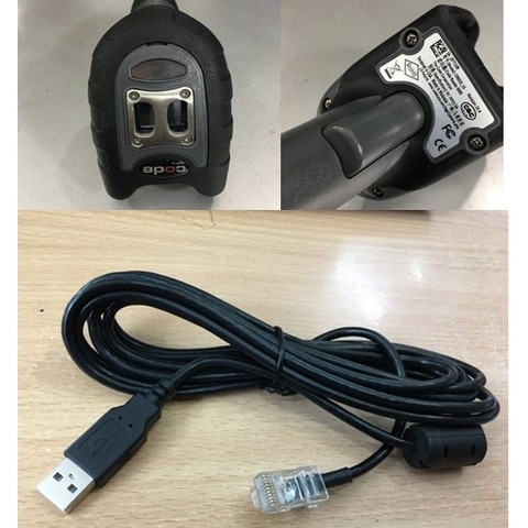 Cáp Máy Quét Mã Vạch CRA-C500-C298 Cable Scanner USB Type A 5V Host Power to RJ50 10 Pin Male 3M For Code Barcode Scanner CR950 CR900 CR1000 CR1400