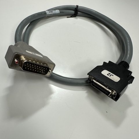Cáp 0.8M 2.7ft 4025-L14R34-M9-100000035420 Cable J1 DB26 26 Pin Male to J2 MDR 26 Pin Male For Máy Kiểm Tra Quang Học Tự Động Jutze 2D 3D AOI Machine I. C. T PCBA Soldering Tester