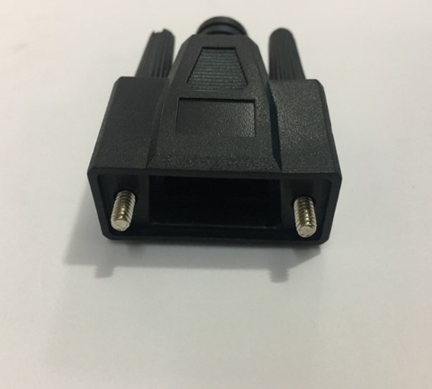 Vỏ Ốp Nhựa Đầu Hàn RS232 DB9 PVC Shell Connector Black