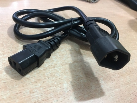 Dây Nguồn Máy Chủ Eaton 010-0028 XUANHUA XH006A XH007A AC Power Cord IEC60320 IEC C13 To IEC C14 10A 250V 3x1.0mm 17AWG For Server IBM HP DELL LENOVO UPS Và PDU length 1.2M