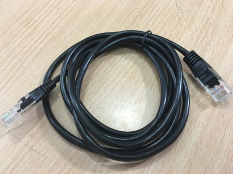 Cáp Mạng Đúc EEKSONG Cat5 UTP 4 Wire Straight-Through Cable Black Length 1M