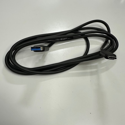 Cáp 1.8M 6ft Dell M1W76-HTN1 USB 3.1 Type-C Male to USB 3.0 Male Shielded Cable 80°C 30V VW-1 For Industrial Camera, PLC/HMI Type-C Plug Power and Data Transfer 5Gbit/s