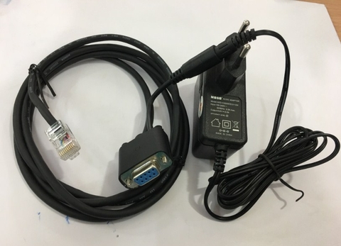 Bộ Cáp Kết Nối Mã Vạch Honeywell CBL-020-300-C00 Cable 10P10C to RS232 -/+5V Barcode Scan và Adapter DC 5V 2.2A Length 1.8M