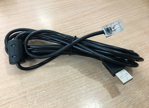 Cáp Kết Nối Mã Vạch Honeywell CBL-500-300-S00 USB Data Transfer Cable USB to RJ50 10P10C For Honeywell Xenon 1900 Color Length 3M