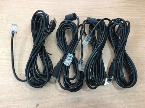 Cáp Kết Nối Mã Vạch Honeywell CBL-500-300-S00 USB Data Transfer Cable USB to RJ50 10P10C Length 3M