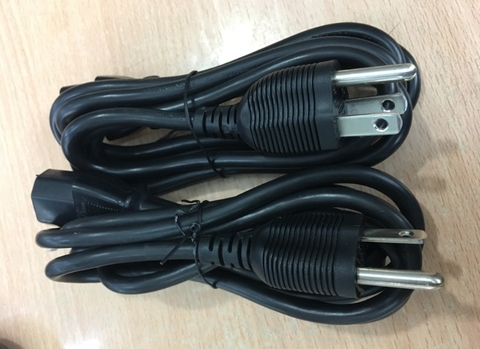 Dây Nguồn I-SHENG E55943 SP-035B IS-14 NEMA 5-15P To C13 AC Power Cord 10A 125V 3x0.824mm 18AWG Length 1.5M