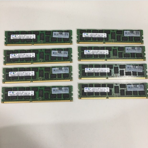 SAMSUNG M393B1K70CH0-CH9Q5 8GB 2Rx4 PC3-10600R-09-10-E1-P1 Registered Server RAM Modul REG ECC
