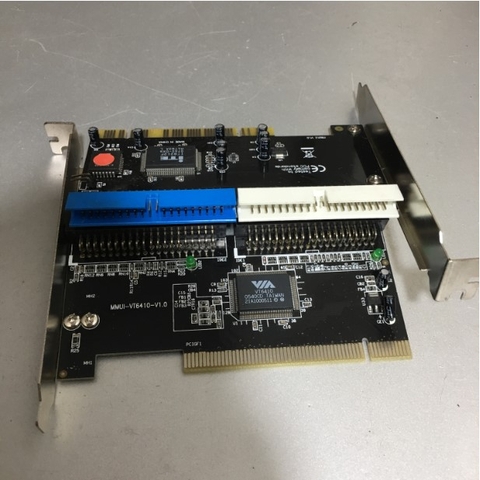 Card PCI 4X ATA133 RAID 2 Port IDE Controller VT6410 Chip MM-VIA6410-133I-01-HN01