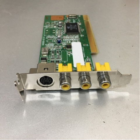 Card PCI 4X HAUPPAUGE COMPUTER WORKS VIDEO CAPTURE CARD 91-00125-01 7 PIN S-VIDEO Và 3 AV Input Capture Analog