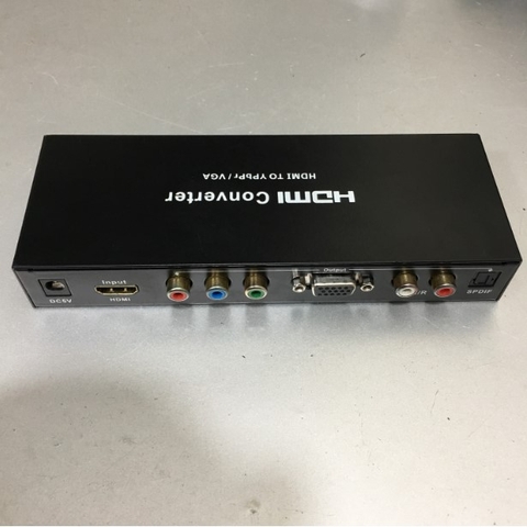 Bộ Chuyển Đổi HDMI to Component YPbPr and VGA Video Adapter HDMI 1080P Ypbpr + R / L / SPDIF VIDEO Audio RCA L / R for PC TV