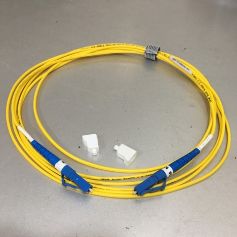 Dây Nhẩy Quang SEIKOH GIKEN 7500500-15-1003 Single Mode Fiber Optic Cable 9 / 125µm OS2 LC / LC Connector LSOH UL Simplex Patch Cord Yellow PVC Length 3M