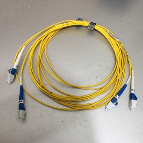 Dây Nhẩy Quang ROLINE Single Mode LC Duplex - LC Duplex Patch Cord Cable Single Mode 9/125µm OS2 Yellow 2.0mm PVC Length 3M