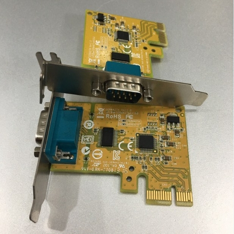 Card PCI Express to 1 Port RS232 Serial DB9 Chính Hãng Dell Sunix SER6427A 039G9N SUN2212 Chip For Computer Slim Desktop Máy Công Nghiệp CNC PLC