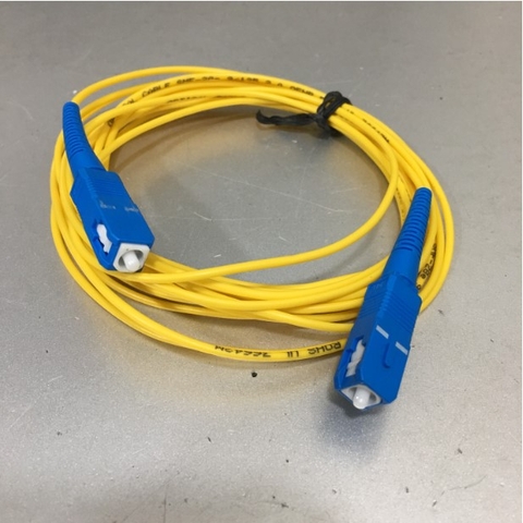 Dây Nhẩy Quang SC To SC Simplex Singlemode Fiber Optic Patch Cord SC-SC Cable 9/125 2.0mm PVC Length 4M