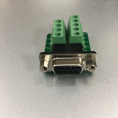 Đầu Cắm Nối Mô Dun Bắt Vít Khối RS232 Nối Tiếp 9 Chân Âm DB9 Terminal Female With Screw DB9 Breakout Connector RS232 Serial 9 Pin Connector