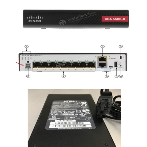 Adapter 12V 5A 60W LITEON PA-1600-2A-LF Connector Size 4 Pin ATX Molex For Thiết Bị Mạng Tường Lửa Cisco ASA 5500-X Series Next-Generation Firewalls