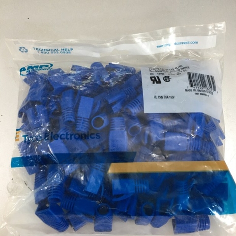 Đầu Bọc Mạng Plug Boot UTP CAT6A/7/8 Boot Color RJ45 Blue Max Cable OD 7.0 – 8.0mm QTY 100 PCS