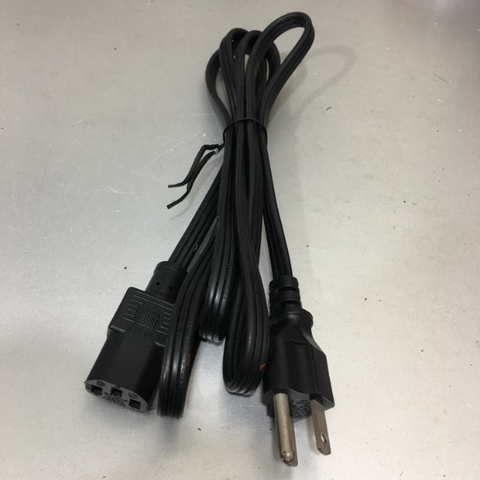 Dây Nguồn Dẹt Japan Power Cord Flat JIS 8303 to IEC 60320 C13 LINETEK LP-30B LS-13 10A 125V 18AWG 3x0.824mm² Length 1.8M