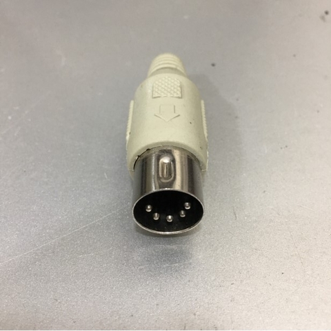 Rắc Hàn 5 Pin DIN Plug Male 13mm Connector Cable Diameter 4.5mm
