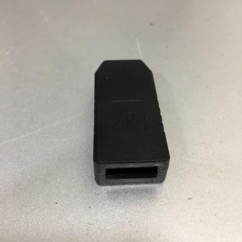 Vỏ Ốp Đầu Hàn Cổng USB 2.0 3.0 PVC Shell Connector Black Có Khóa Lẫy Đóng Mở