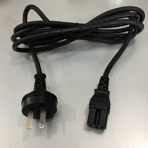 Dây Nguồn 3 Chân Chéo Tam Giác Chính Hãng Cisco Chuẩn Cắm Điện Australian & Chinese AC Power Cord AS3112 to IEC C15 H05RR-F 300/500V CCC A061339 60245 53YZ Cable 10A 250V 3x1.0mm² Length 2.5M