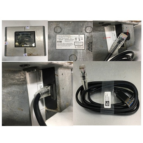 Cáp Máy Quét Mã Vạch Honeywell 54-54165-3 Honeywell Straight USB Cable USB to RJ50 10P10C 5V External Power For Honeywell Horizon MS7625 Length 1.8M