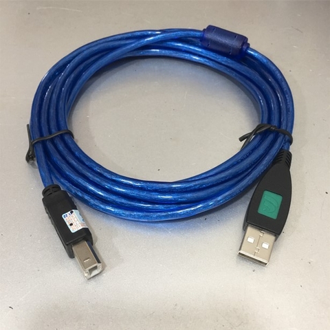 Cáp Máy In Cổng USB 2.0 Printer Cable Type A Male to Type B Male Shielding Transparent Length 3M