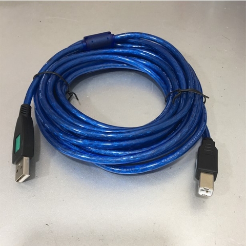 Cáp Máy In Cổng USB 2.0 Printer Cable Type A Male to Type B Male Shielding Transparent Length 5M