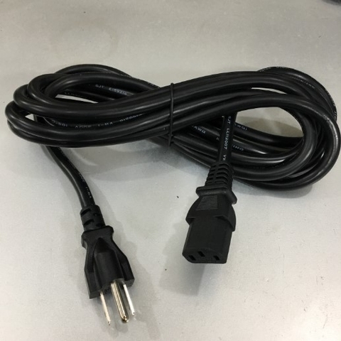 Dây Nguồn Máy Chủ Và Thiết Bị Mạng Cisco Juniper HP Dell Lenovo Huawei Chính Hãng DEREN DR-309 DR-395 UL Computer Server Cable Power Cord NEMA 5-15P to IEC 320 C13 13A 125V 16AWG 3x1.31mm² Length 3M