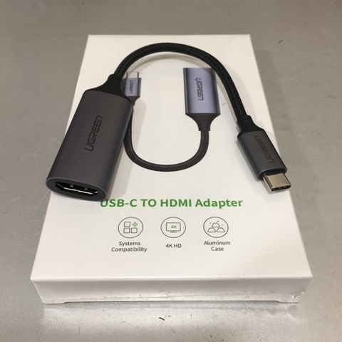 Cáp Chuyển Đổi Tín Hiệu Type-C to HDMI 4K HD Adapter Converter Chính Hãng Ugreen 70444