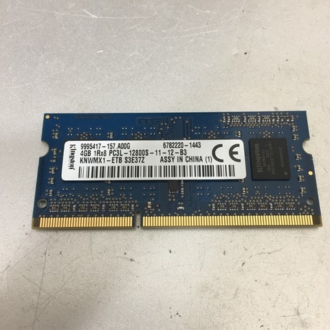 Bộ Nhớ Ram Máy Tính Xách Tay Kingston 4GB PC3L-12800 DDR3-1600MHz 1.35V Low Voltage Memory 9995417-157.A00G For Notebook Dell HP IBM LENOVO