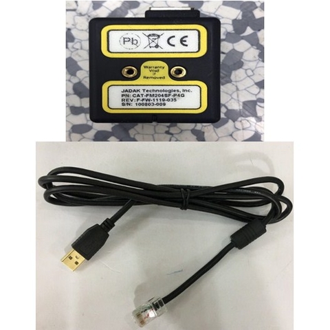 Cáp Jadak Barcode Scanner Cable USB to RJ50 10P10C For Jadak FM-204 & FM-205 Length 1.5M