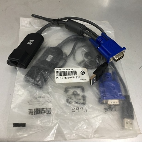 Cáp Kết Nối KVM Server Hewlett Packard 336047-B21 HP KVM USB Interface Adapter