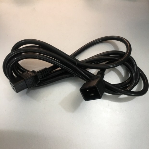 Dây Nguồn Máy Chủ E-JUN IEC320 C19 to IEC320 C20 16A 250V 3x2.5mm² For PDU UPS And Server Computer Power Cord Cable Length 10M