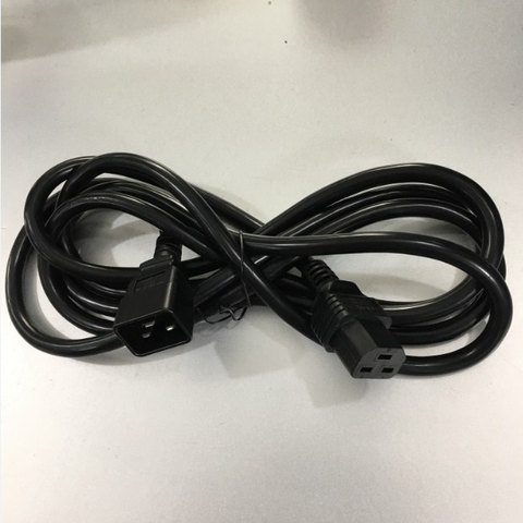 Dây Nguồn Máy Chủ E-JUN AC Power Cord IEC320 C20 to C21 16A 250V 14AWG 3x2.5mm² Length 3M