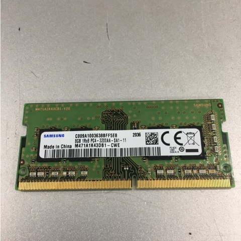 Bộ Nhớ Ram Máy Laptop Samsung 8GB 1RX8 DDR4-3200AA M471A1K43DB1-CWE