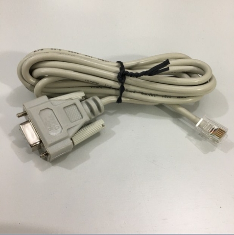 Cáp Điều Khiển APC Schneider 0M-81359 Serial Programming Console Cable DB9 Female to RJ12 Male Grey length 2.1M