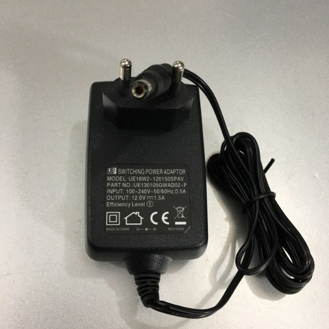 Adapter 12V 1.5A 18W Original UE18W2-120150SPAV For Cisco SF110D-08 8-Port 10/100 Desktop Switch Connector Size 5.5mm x 2.1mm
