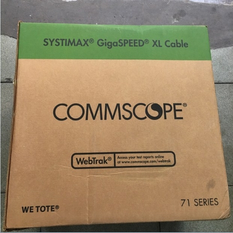 Cáp Mạng Commscope SYSTIMAX Cat6 U/UTP 700211964 Cable Light Blue Jacket 23AWG 4 Pair 300 MHz 666 ft Length 200M