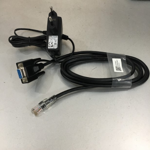 Bộ Cáp Và Sạc Máy Quét Mã Vạch Cổng RS232 CBA-R01-S07PAR-Z Cable For Zebra DS3608 SR Barcode Scanner
