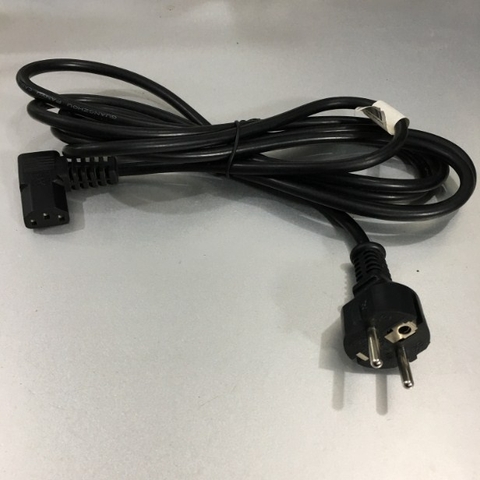 Dây Nguồn GUANGDONG PANYU PD-002 PD-032-3 European Schuko Power Cord CEE 7/7 to Left Angle IEC320 C13 10A 250V 3x1.0mm² Length 3M