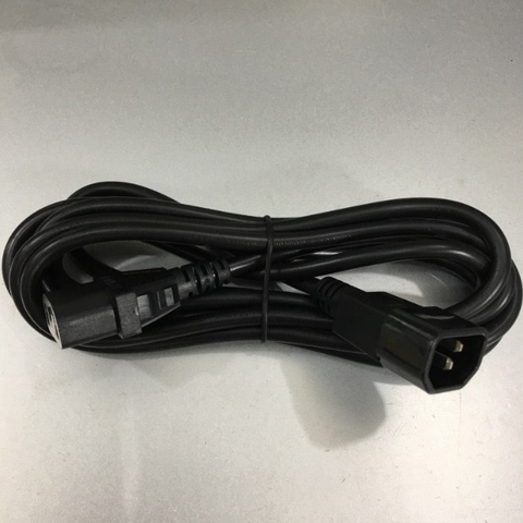 Dây Nguồn Máy Chủ LEONI F IEC320 C13 to IEC320 C14 10A 250V 3x1.0mm² For PDU UPS And Server Computer Power Cord Cable Length 3M