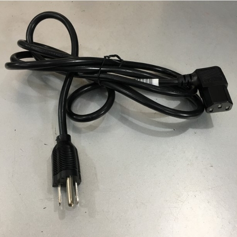Dây nguồn I-SHENG SP-305 IS-15 8121-0952 IEC 60320 C13 Chữ L Vuông Góc 90 Độ 10A/250V USA & CANADA Power Cord 3 Pin 3x0.75mm Length 1.9M